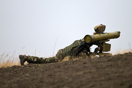 Russia Ukraine Military Operation Anti-Tank Unit Training