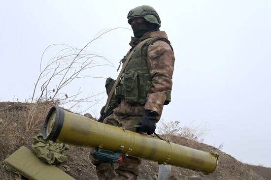 Russia Ukraine Military Operation Anti-Tank Unit Training