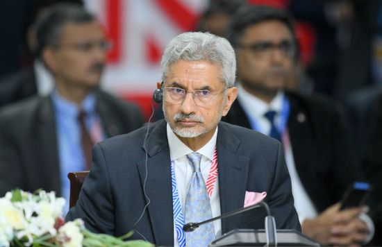 Foreign Minister of India Subrahmanyam Jaishankar during an expanded meeting of BRICS leaders during the 16th BRICS summit in Kazan. Location: Russia, Republic of Tatarstan, Kazan. Author: Stanislav Krasilnikov. 16th BRICS summit. Expanded meeting of BRICS heads of delegation