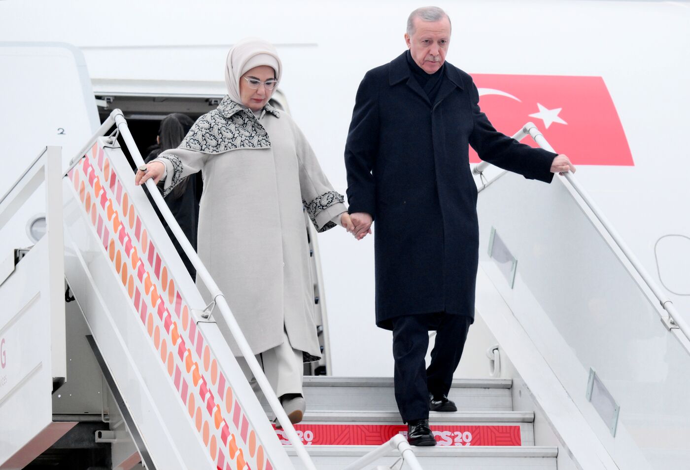 16th BRICS Summit. President of Turkiye Recep Tayyip Erdogan arrives in Kazan