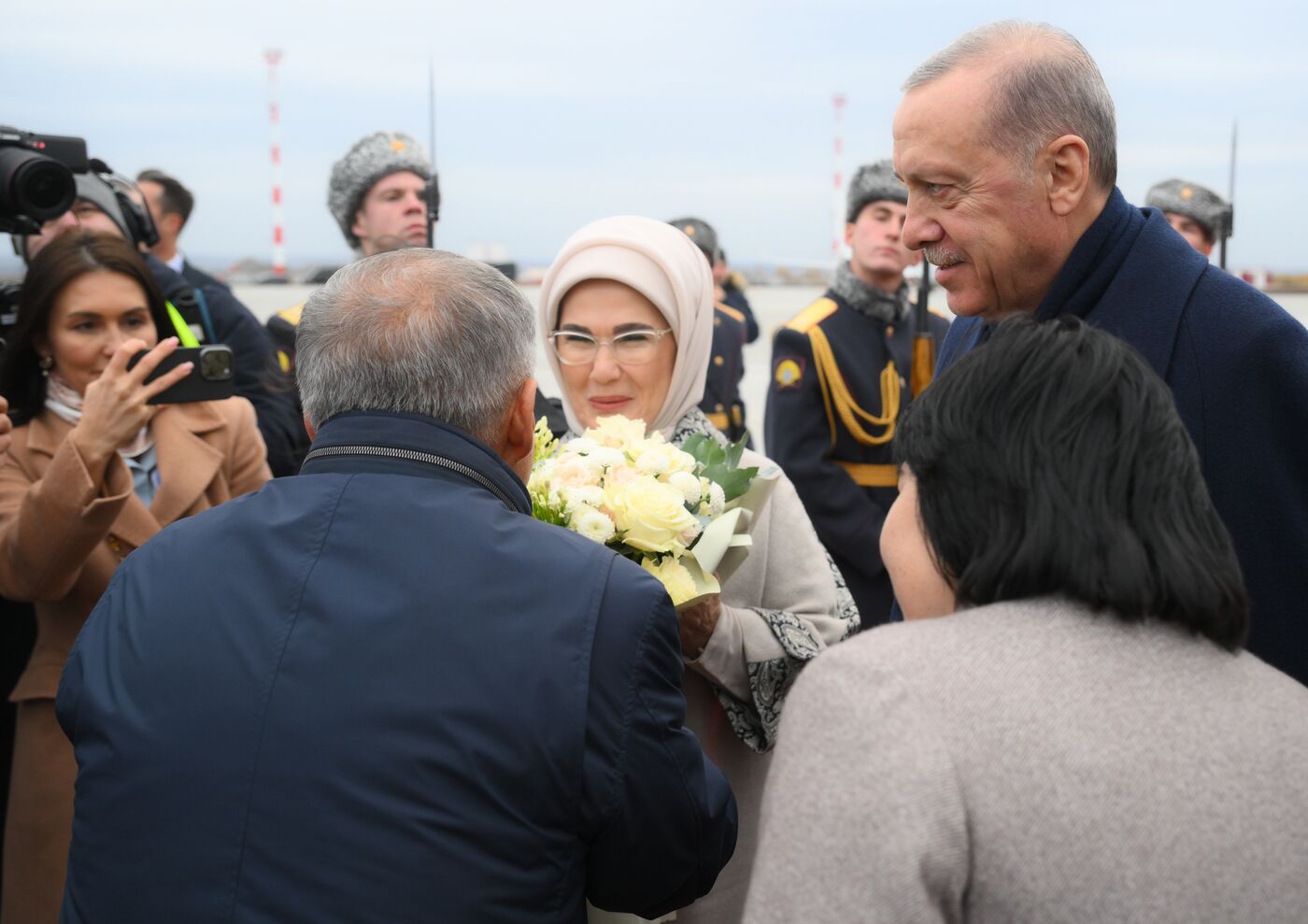 16th BRICS Summit. President of Turkiye Recep Tayyip Erdogan arrives in Kazan