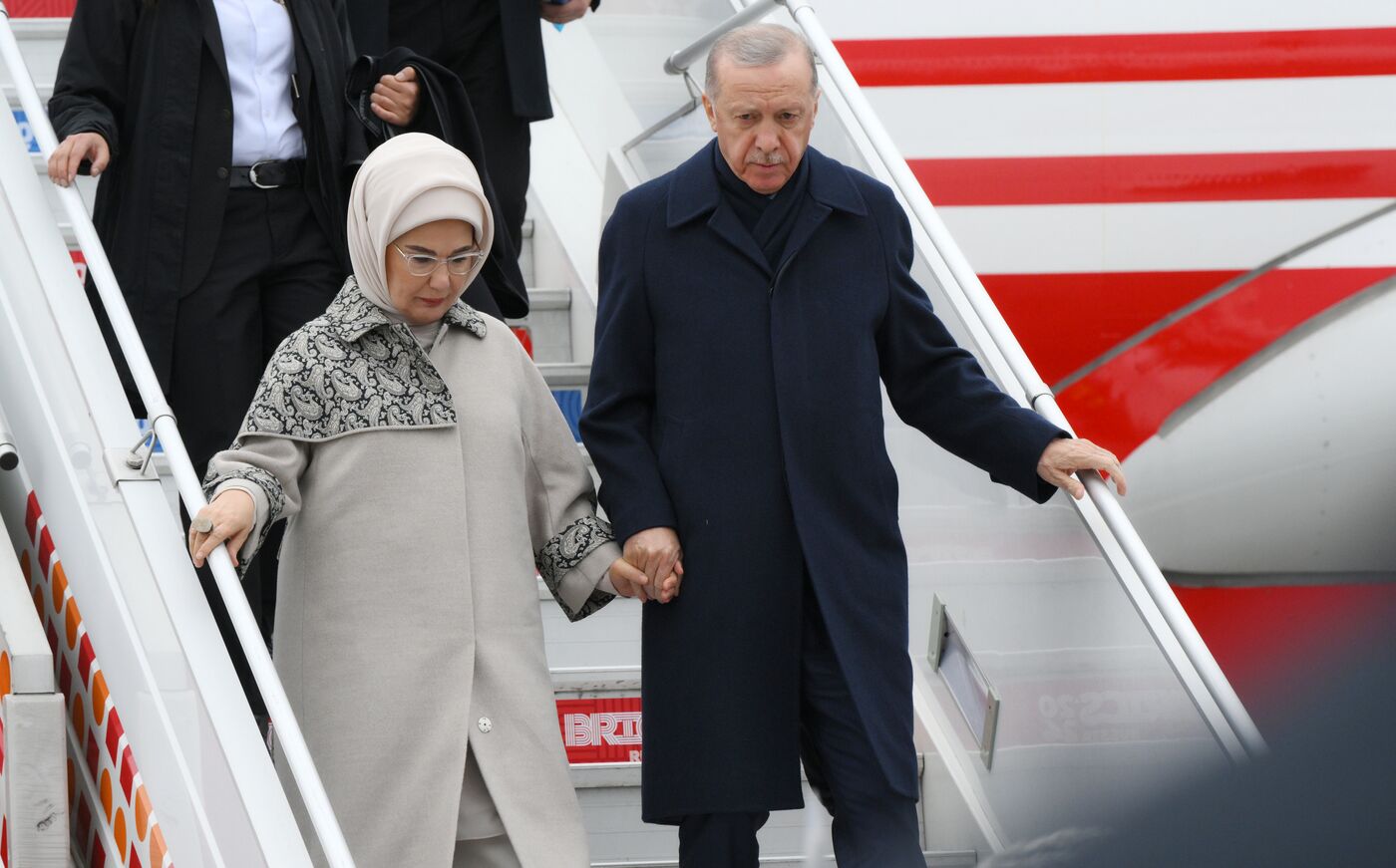 16th BRICS Summit. President of Turkiye Recep Tayyip Erdogan arrives in Kazan