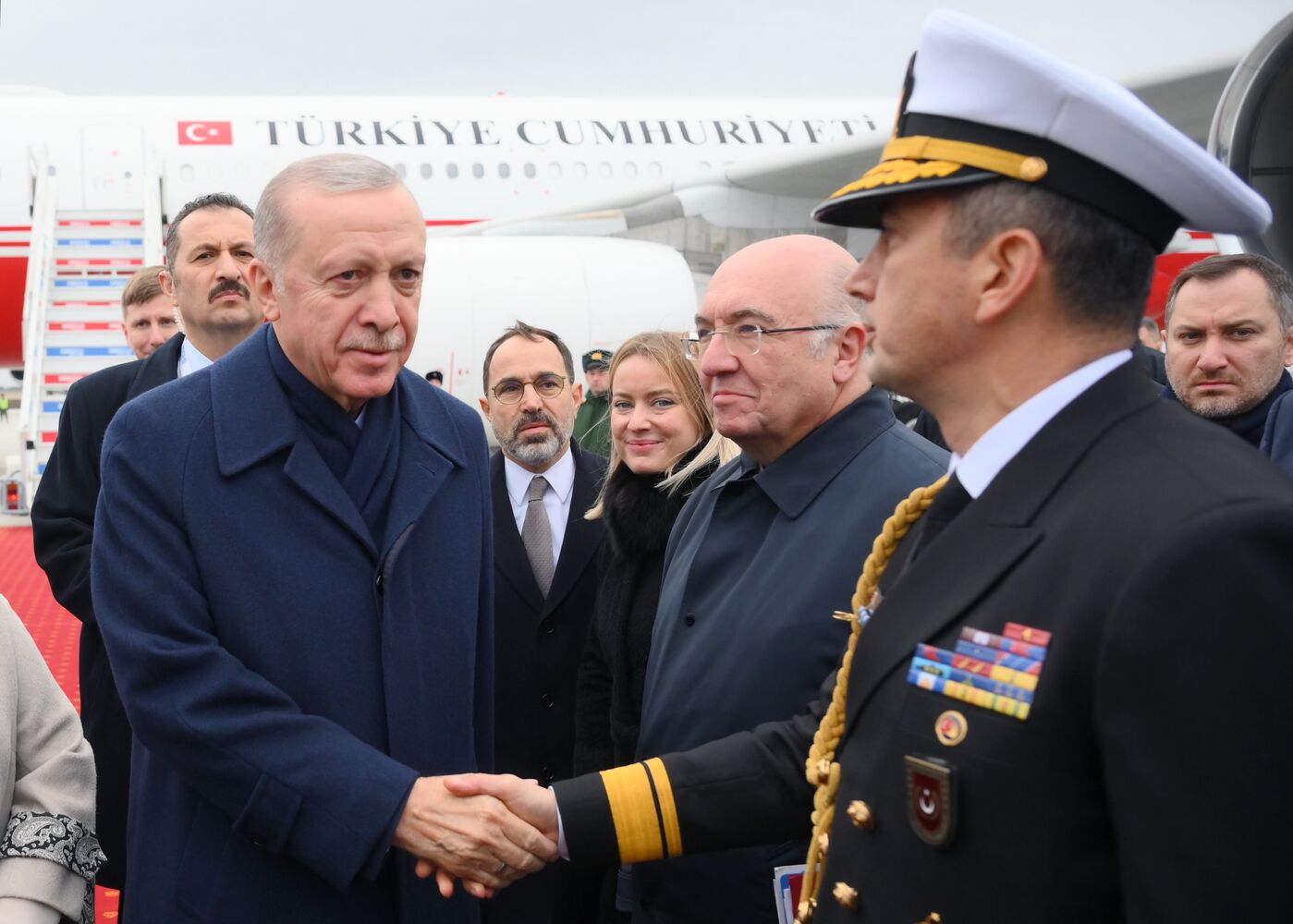 16th BRICS Summit. President of Turkiye Recep Tayyip Erdogan arrives in Kazan