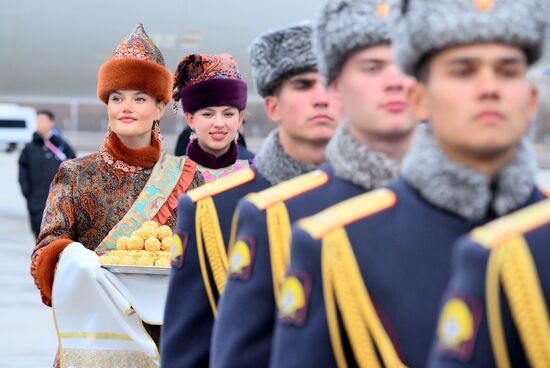 16th BRICS Summit. President of Turkiye Recep Tayyip Erdogan arrives in Kazan