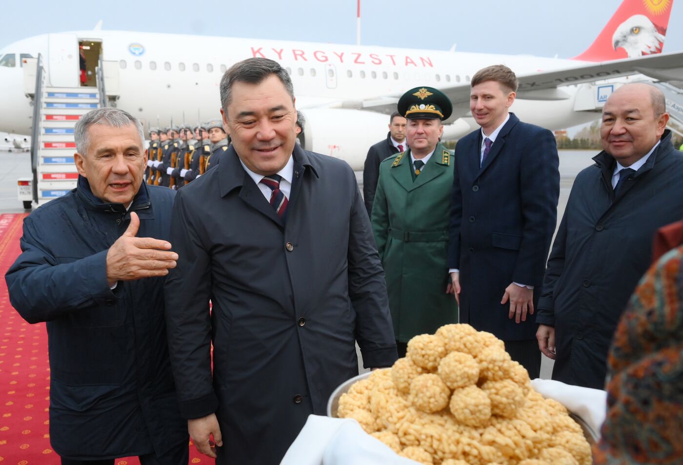 16th BRICS Summit. President of Kyrgyzstan Sadyr Japarov arrives in Kazan