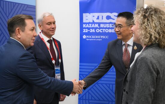 16th BRICS Summit. Foreign Minister of Thailand Maris Sangiampongsa arrives in Kazan