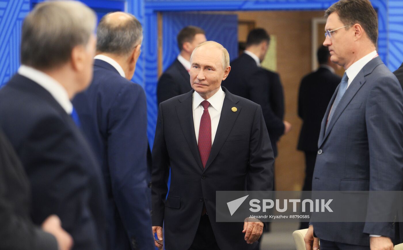 16th BRICS Summit. President of Russia Vladimir Putin meets with President of Turkiye Recep Tayyip Erdogan