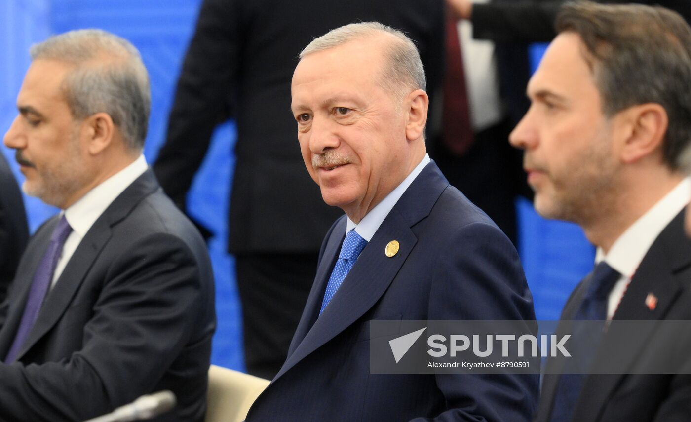 16th BRICS Summit. President of Russia Vladimir Putin meets with President of Turkiye Recep Tayyip Erdogan