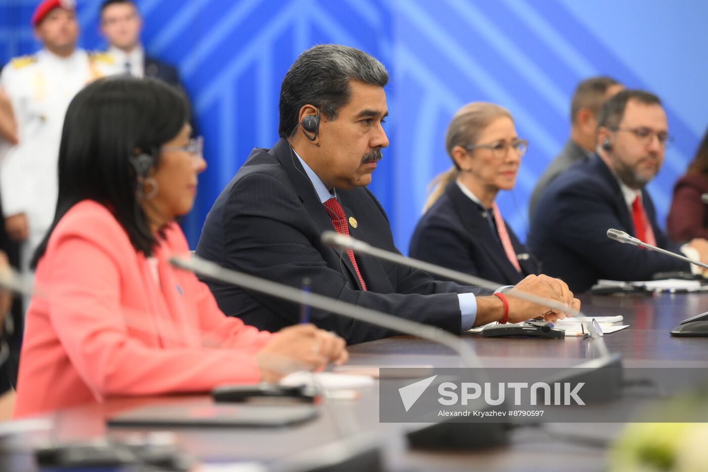 16th BRICS Summit. President of Russia Vladimir Putin meets with President of Venezuela Nicolas Maduro