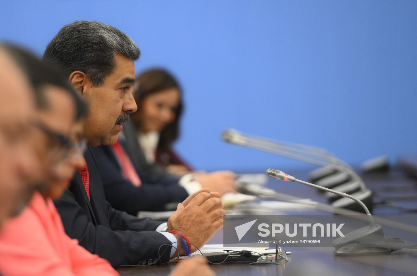 16th BRICS Summit. President of Russia Vladimir Putin meets with President of Venezuela Nicolas Maduro