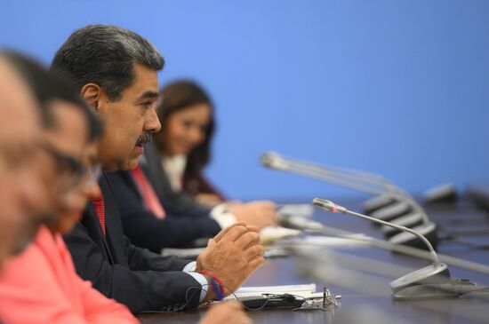 16th BRICS Summit. President of Russia Vladimir Putin meets with President of Venezuela Nicolas Maduro