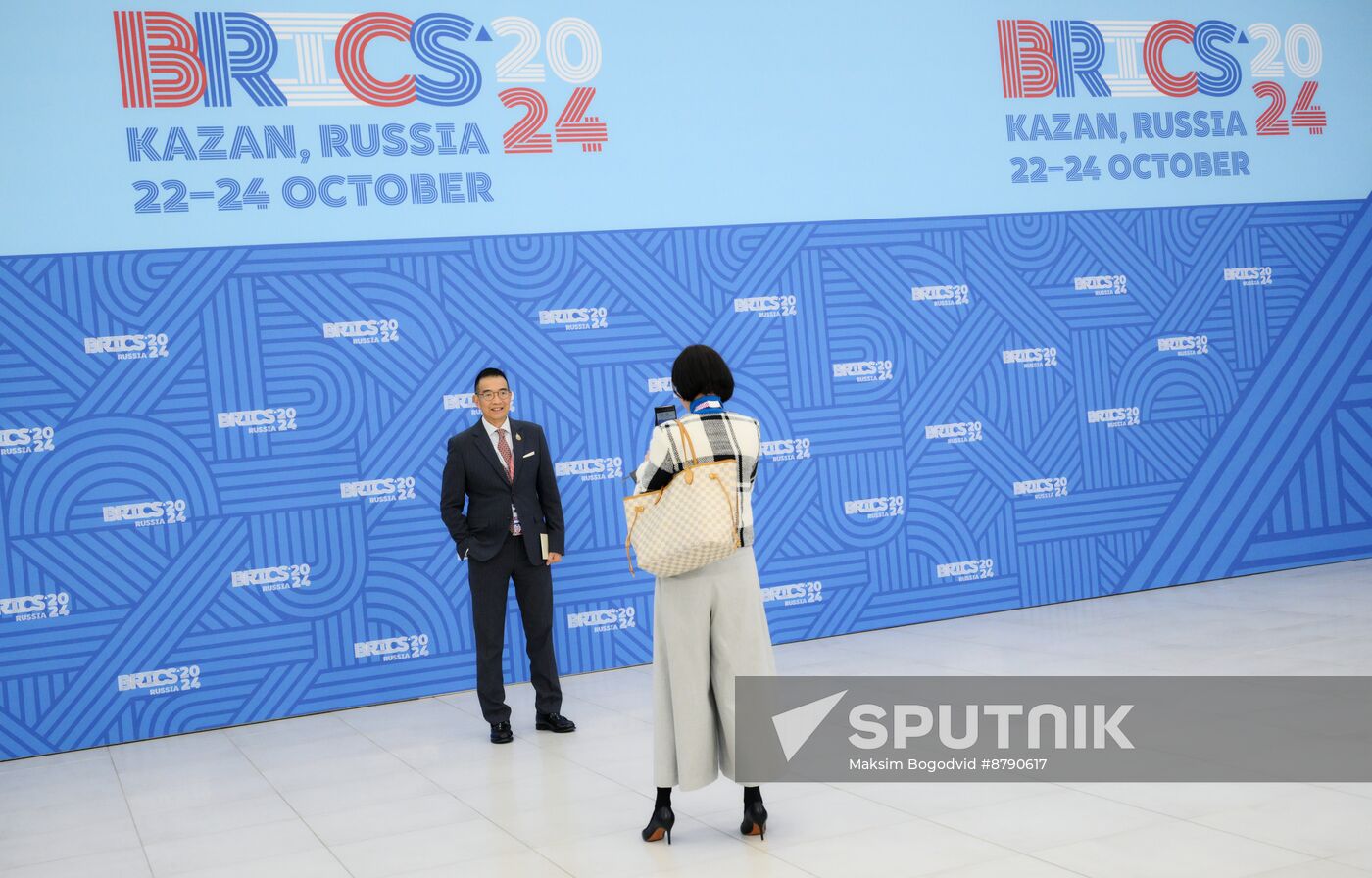 16th BRICS Summit. BRICS countries' delegations arrive for official reception