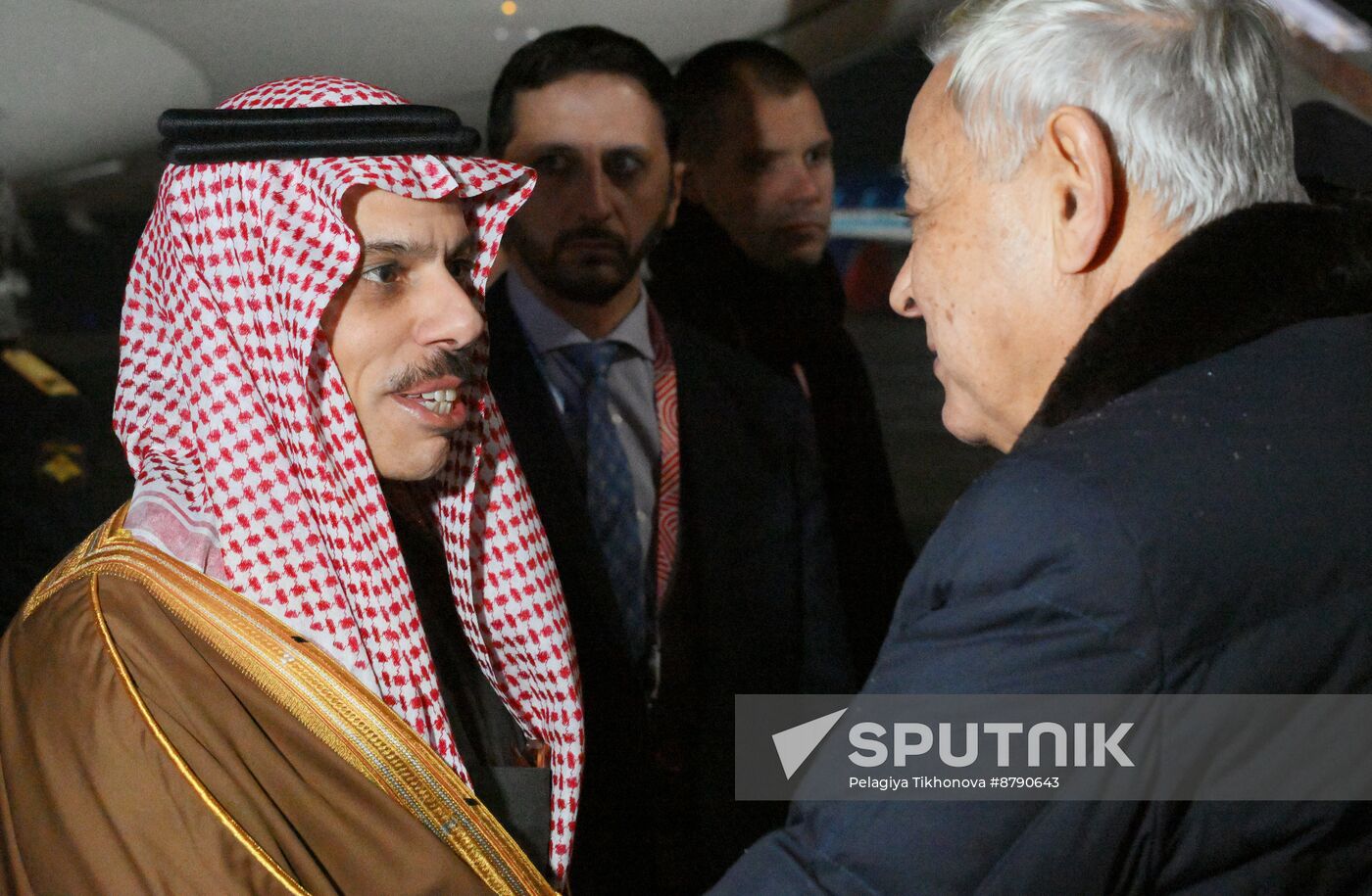 16th BRICS Summit. Foreign Minister of Saudi Arabia Faisal bin Farhan Al Saud arrives in Kazan