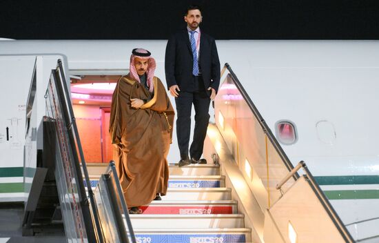 16th BRICS Summit. Foreign Minister of Saudi Arabia Faisal bin Farhan Al Saud arrives in Kazan