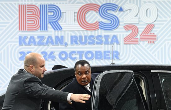 16th BRICS Summit. BRICS countries' delegations arrive for official reception