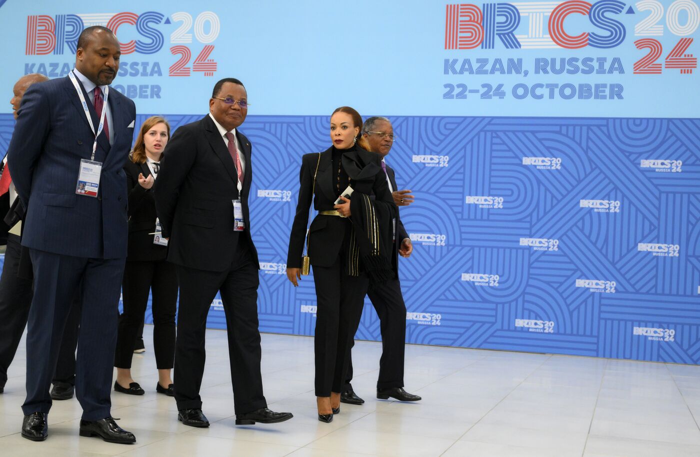 16th BRICS Summit. BRICS countries' delegations arrive for official reception