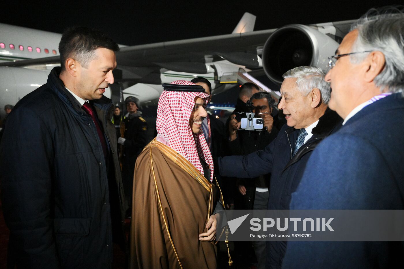 16th BRICS Summit. Foreign Minister of Saudi Arabia Faisal bin Farhan Al Saud arrives in Kazan