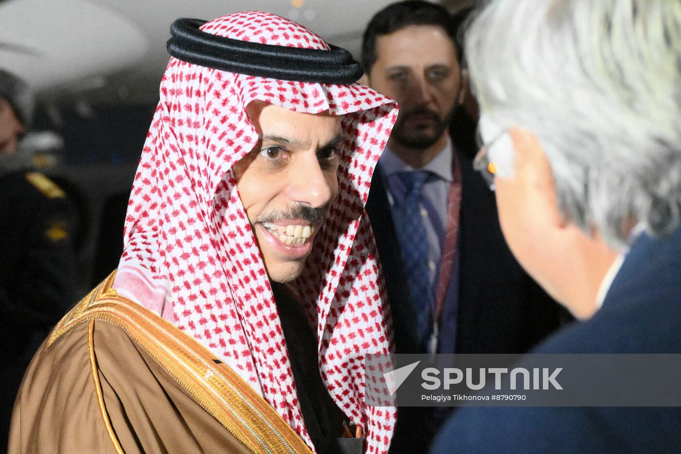 16th BRICS Summit. Foreign Minister of Saudi Arabia Faisal bin Farhan Al Saud arrives in Kazan