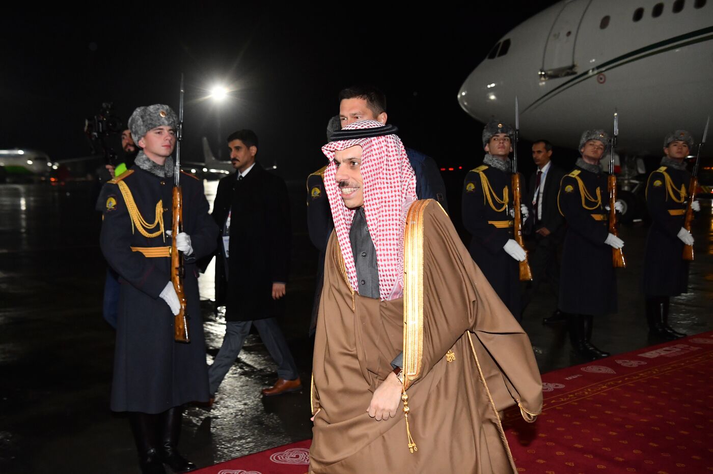 16th BRICS Summit. Foreign Minister of Saudi Arabia Faisal bin Farhan Al Saud arrives in Kazan