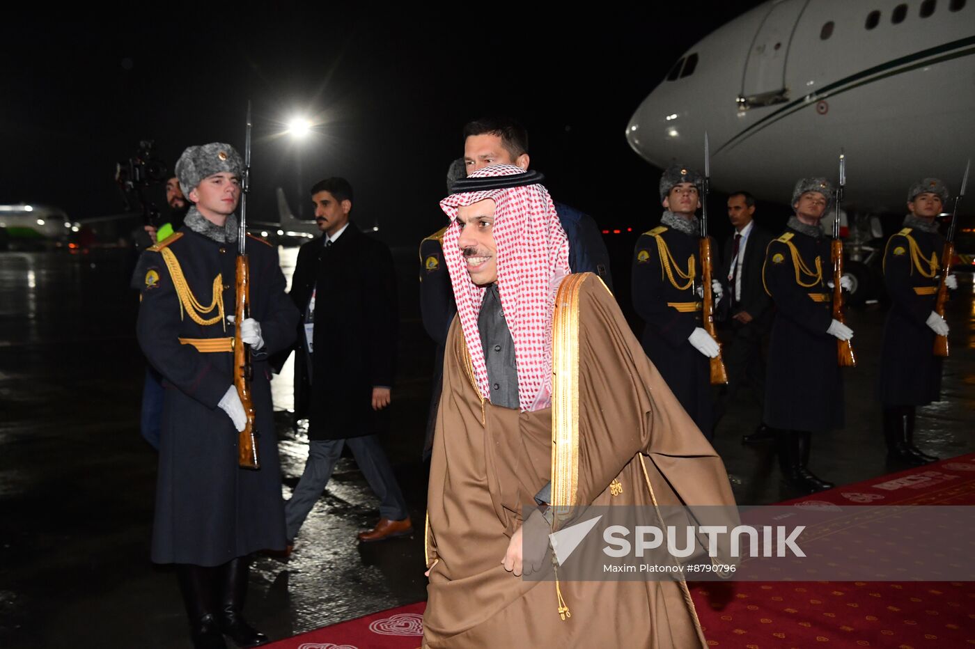 16th BRICS Summit. Foreign Minister of Saudi Arabia Faisal bin Farhan Al Saud arrives in Kazan