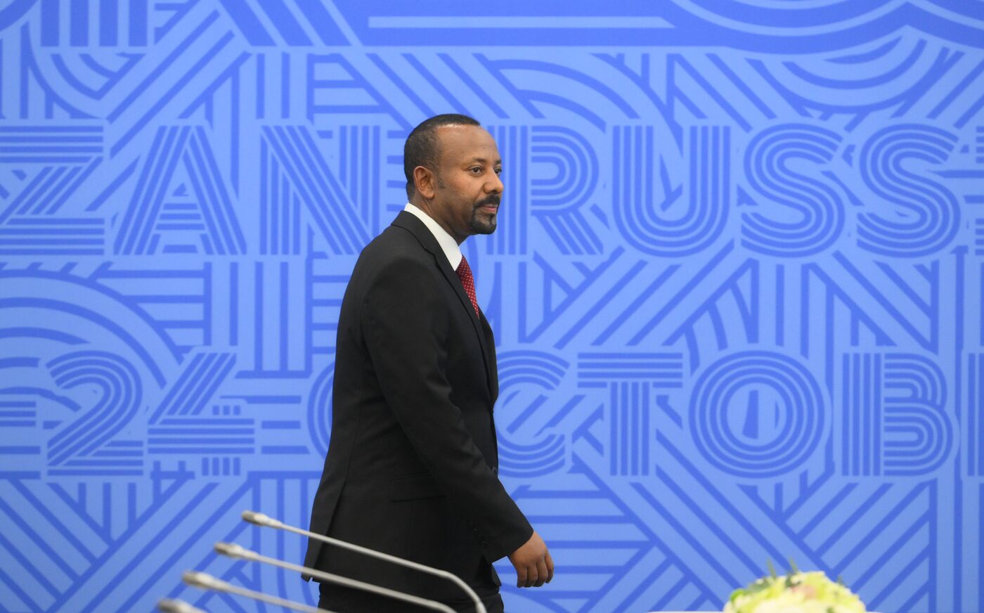 16th BRICS Summit. President of Russia Vladimir Putin meets with Prime Minister of Ethiopia Abiy Ahmed