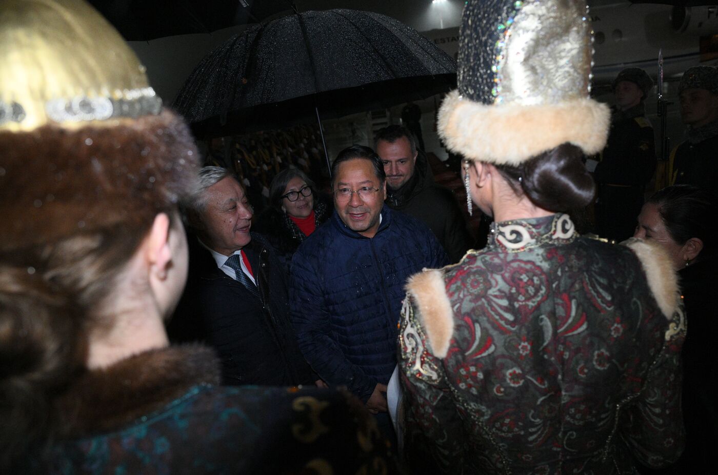 16th BRICS Summit. President of Bolivia Luis Alberto Arce Catacora arrives in Kazan