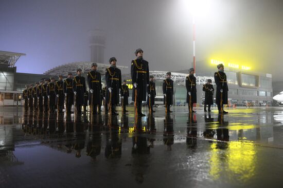 16th BRICS Summit. President of Bolivia Luis Alberto Arce Catacora arrives in Kazan