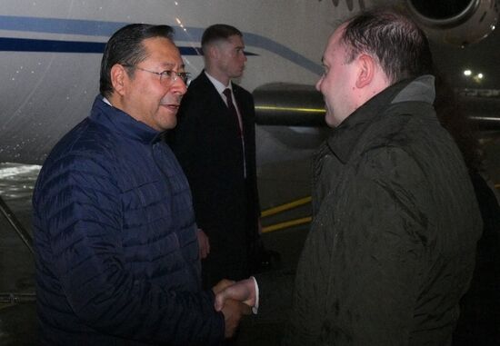 16th BRICS Summit. President of Bolivia Luis Alberto Arce Catacora arrives in Kazan