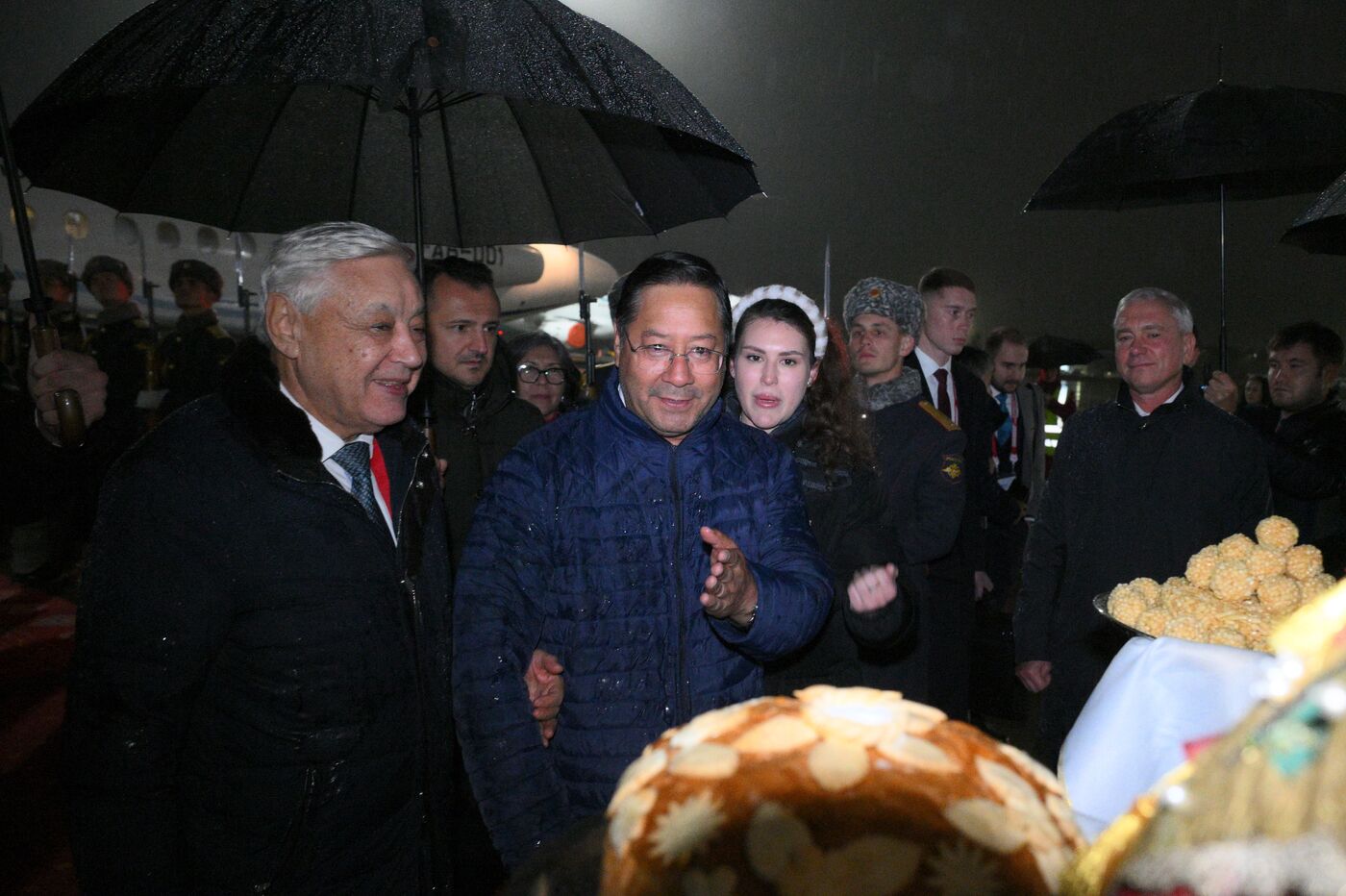 16th BRICS Summit. President of Bolivia Luis Alberto Arce Catacora arrives in Kazan