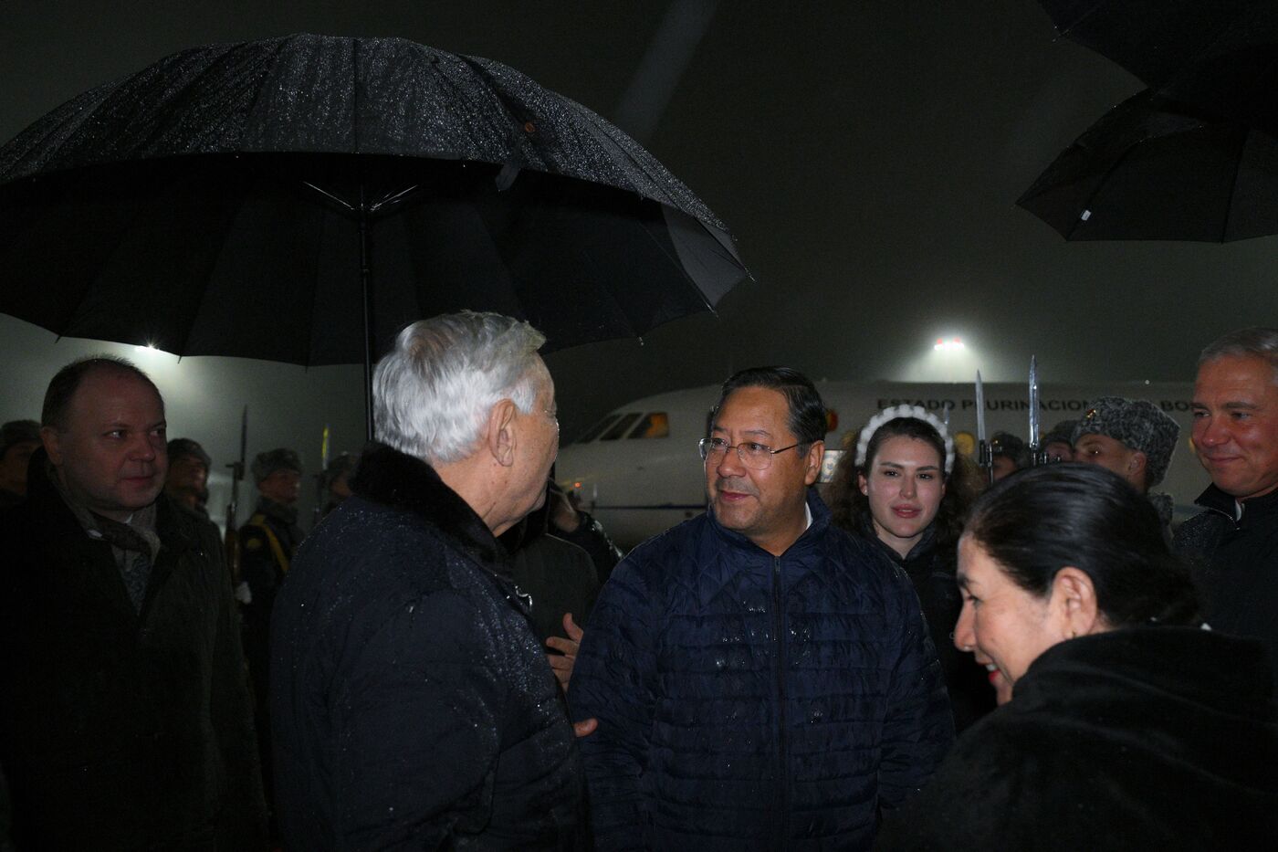 16th BRICS Summit. President of Bolivia Luis Alberto Arce Catacora arrives in Kazan