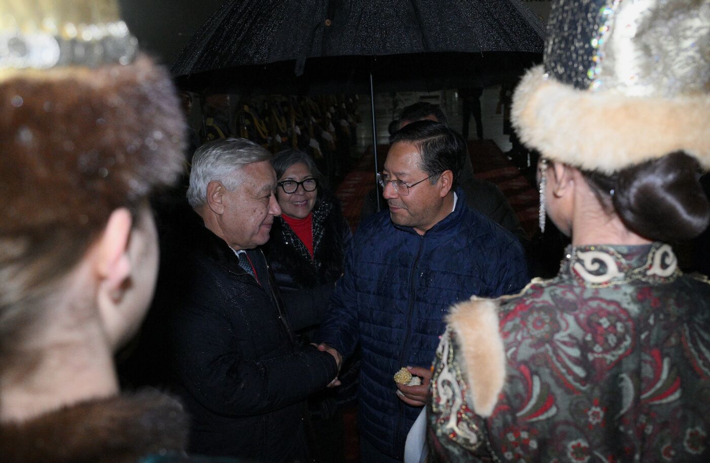 16th BRICS Summit. President of Bolivia Luis Alberto Arce Catacora arrives in Kazan