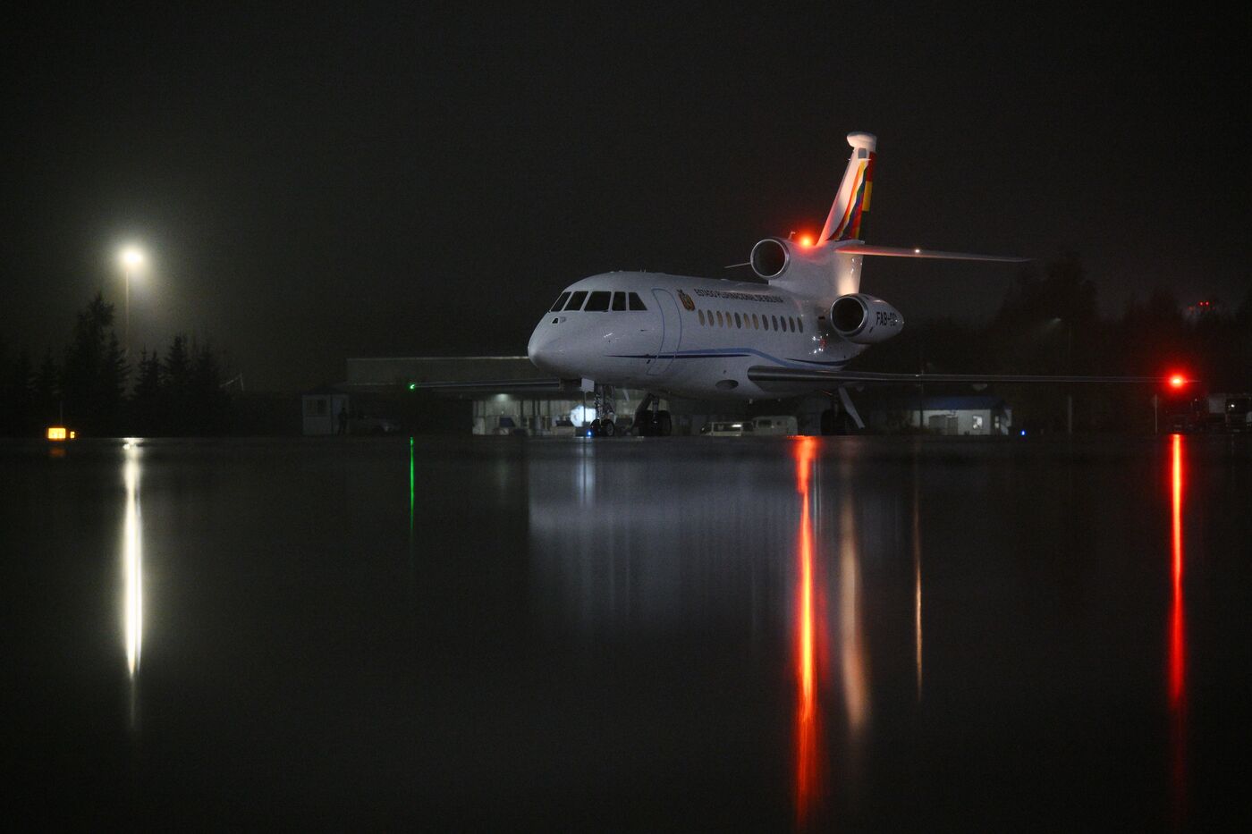 16th BRICS Summit. President of Bolivia Luis Alberto Arce Catacora arrives in Kazan