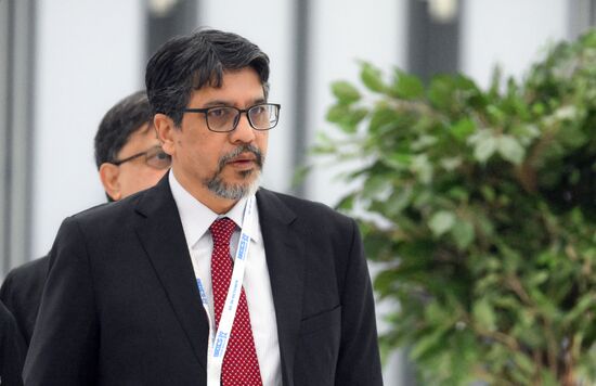 First Deputy Foreign Minister of Bangladesh Md. Jashim Uddin during the arrival of delegations at Kazan Expo to attend the 16th BRICS summit. Location: Russia, Republic of Tatarstan, Kazan. Author: Maksim Bogodvid. 16th BRICS summit. Arrival of participants in Outreach/BRICS Plus meeting