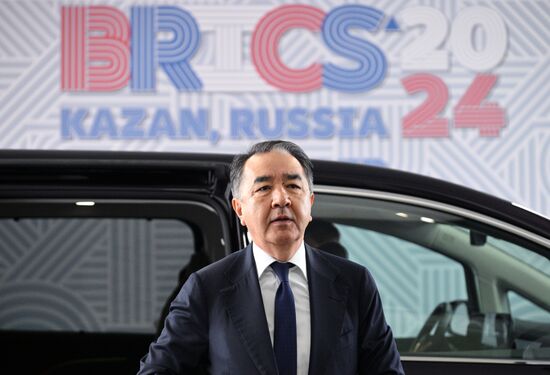 Chair of the Board of the Eurasian Economic Commission Bakhytjan Sagintayev during the arrival of head of delegations at Kazan Expo to attend the 16th BRICS summit. Location: Russia, Republic of Tatarstan, Kazan. Author: Kirill Zykov. 16th BRICS summit. Arrival of participants in Outreach/BRICS Plus meeting