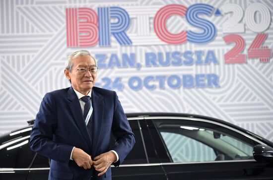 SCO Secretary-General Zhang Ming during the arrival of delegations at Kazan Expo to attend the 16th BRICS summit. Location: Russia, Republic of Tatarstan, Kazan. Author: Kirill Zykov. 16th BRICS summit. Arrival of participants in Outreach/BRICS Plus meeting