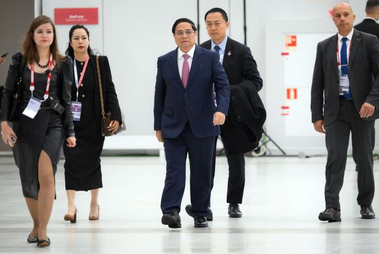 Prime Minister of Vietnam Pham Minh Chinh during the arrival of heads of delegation at Kazan Expo to attend the 16th BRICS summit. Location: Russia, Republic of Tatarstan, Kazan. Author: Maksim Bogodvid. 16th BRICS summit. Arrival of participants in Outreach/BRICS Plus meeting