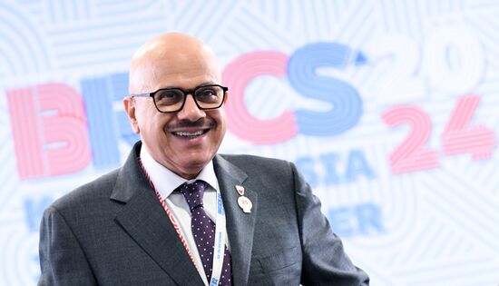 Foreign Minister of Bahrain Abdullatif bin Rashid Alzayani during the arrival of delegations at Kazan Expo to attend the 16th BRICS summit. Location: Russia, Republic of Tatarstan, Kazan. Author: Kirill Zykov. 16th BRICS summit. Arrival of participants in Outreach/BRICS Plus meeting