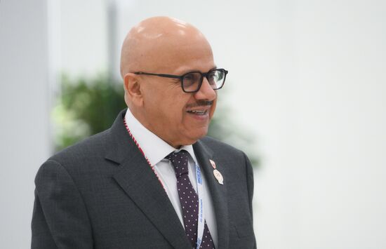 Foreign Minister of Bahrain Abdullatif bin Rashid Alzayani during the arrival of delegations at Kazan Expo to attend the 16th BRICS summit. Location: Russia, Republic of Tatarstan, Kazan. Author: Maksim Bogodvid. 16th BRICS summit. Arrival of participants in Outreach/BRICS Plus meeting