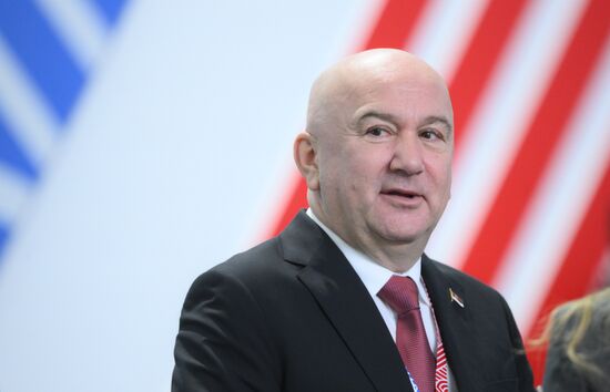 Serbian Minister Nenad Popovic during the arrival of delegations at Kazan Expo to attend the 16th BRICS summit. Location: Russia, Republic of Tatarstan, Kazan. Author: Vladimir Astapkovich. 16th BRICS summit. Arrival of participants in Outreach/BRICS Plus meeting