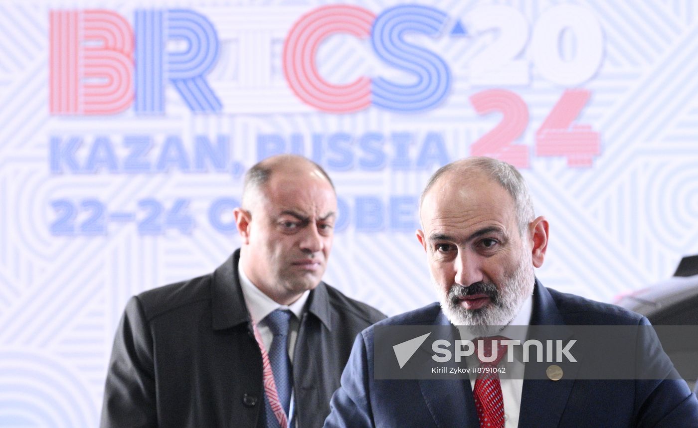 16th BRICS summit. Arrival of participants in Outreach/BRICS Plus meeting