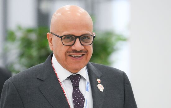 Foreign Minister of Bahrain Abdullatif bin Rashid Alzayani during the arrival of delegations at Kazan Expo to attend the 16th BRICS summit. Location: Russia, Republic of Tatarstan, Kazan. Author: Maksim Bogodvid. 16th BRICS summit. Arrival of participants in Outreach/BRICS Plus meeting