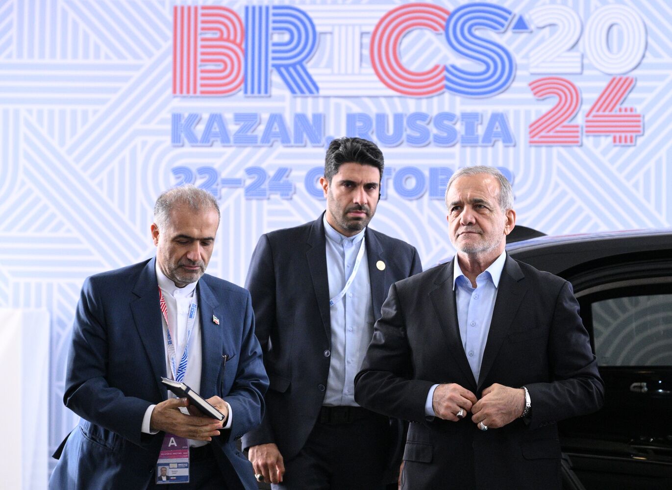 16th BRICS summit. Arrival of participants in Outreach/BRICS Plus meeting