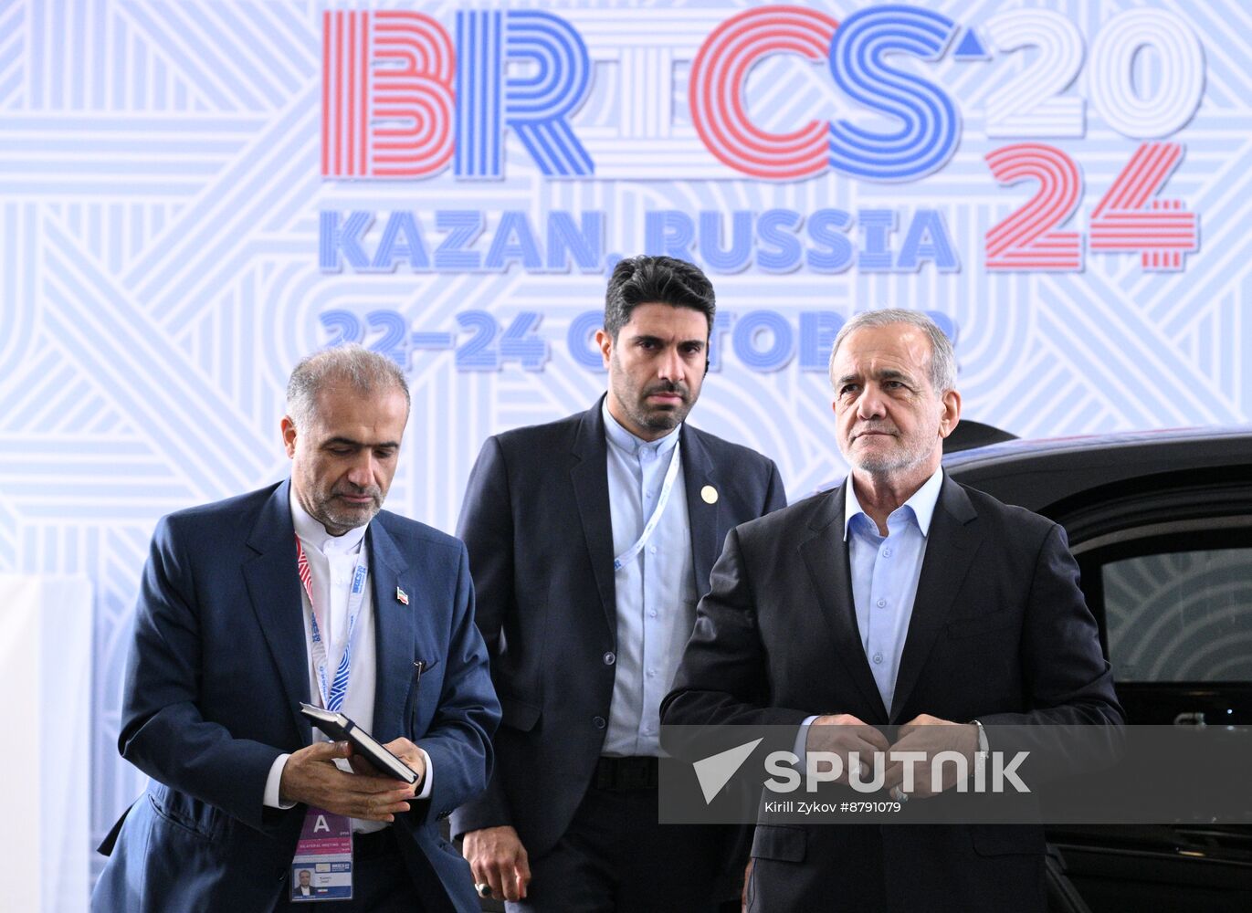 16th BRICS summit. Arrival of participants in Outreach/BRICS Plus meeting