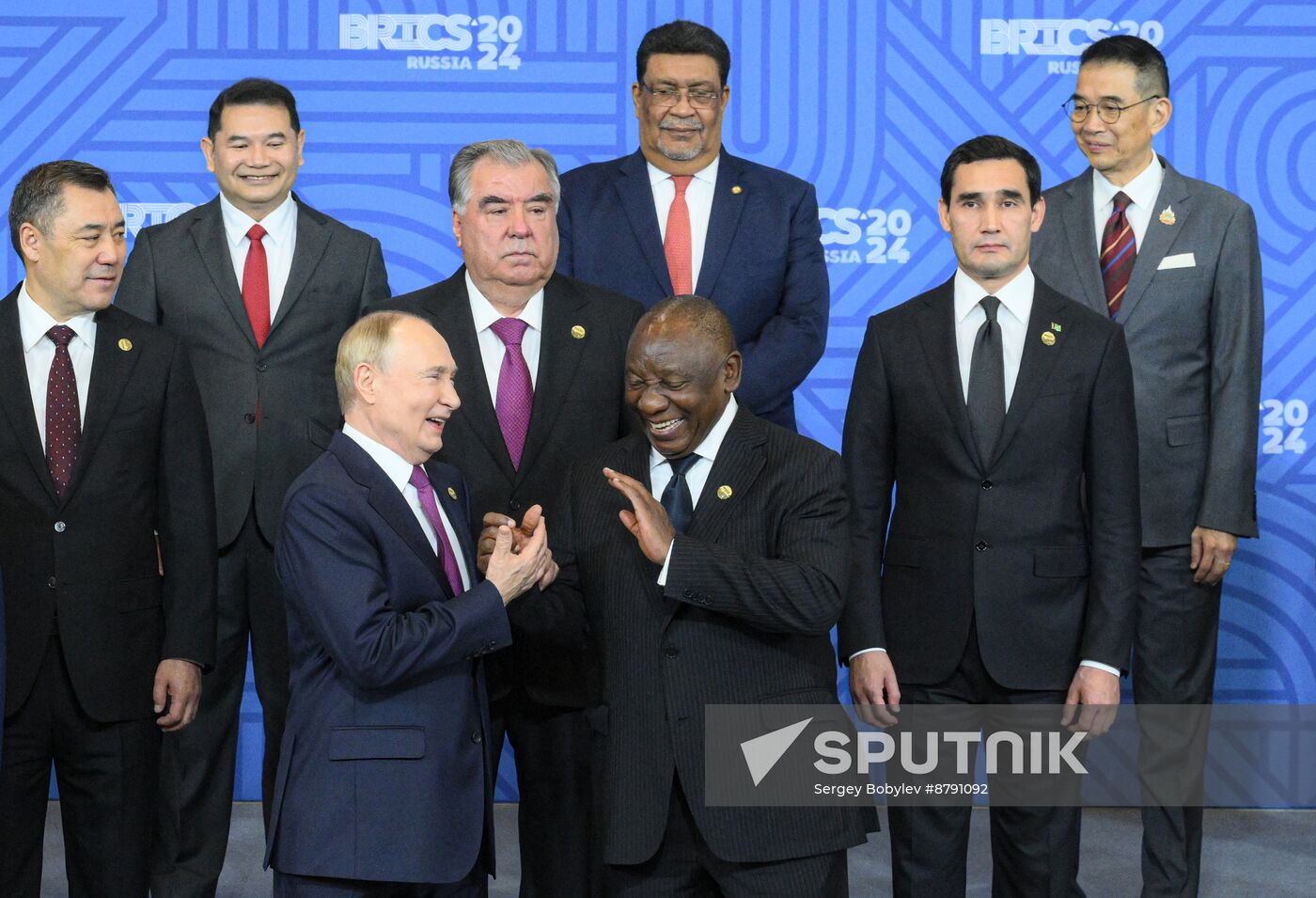 16th BRICS Summit. Joint photo opportunities for BRICS heads of delegation