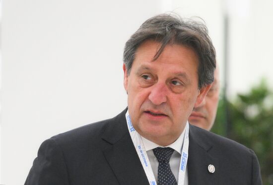 Serbian Defense Minister Bratislav Gasic during the arrival of heads of delegation at Kazan Expo to attend the 16th BRICS summit. Location: Russia, Republic of Tatarstan, Kazan. Author: Maksim Bogodvid. 16th BRICS summit. Arrival of participants in Outreach/BRICS Plus meeting
