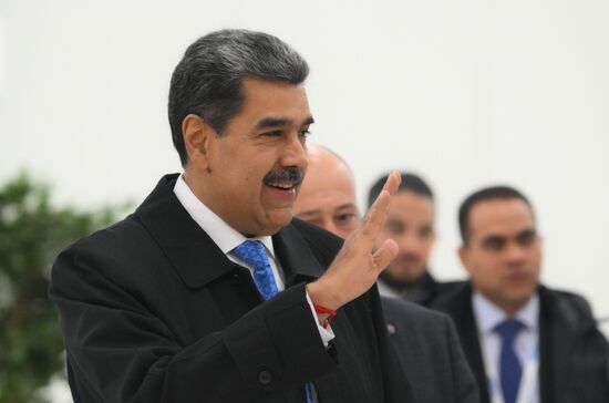 President of Venezuela Nicolas Maduro during the arrival of delegations at Kazan Expo to attend the 16th BRICS summit. Location: Russia, Republic of Tatarstan, Kazan. Author: Maksim Bogodvid. 16th BRICS summit. Arrival of participants in Outreach/BRICS Plus meeting