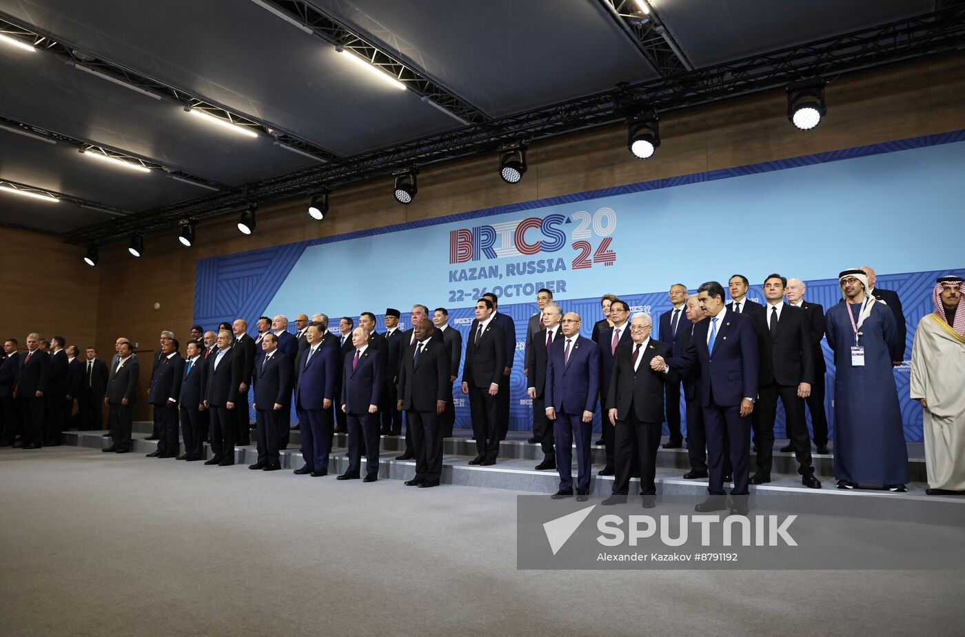 16th BRICS Summit. Joint photo opportunities for BRICS heads of delegation