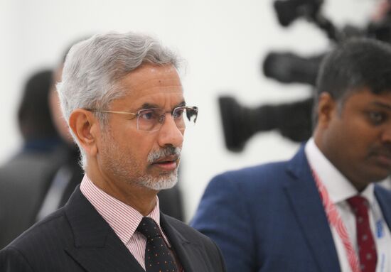 Indian Foreign Minister Subrahmanyam Jaishankar during the arrival of delegations at Kazan Expo to attend the 16th BRICS summit. Location: Russia, Republic of Tatarstan, Kazan. Author: Maksim Bogodvid. 16th BRICS summit. Arrival of participants in Outreach/BRICS Plus meeting