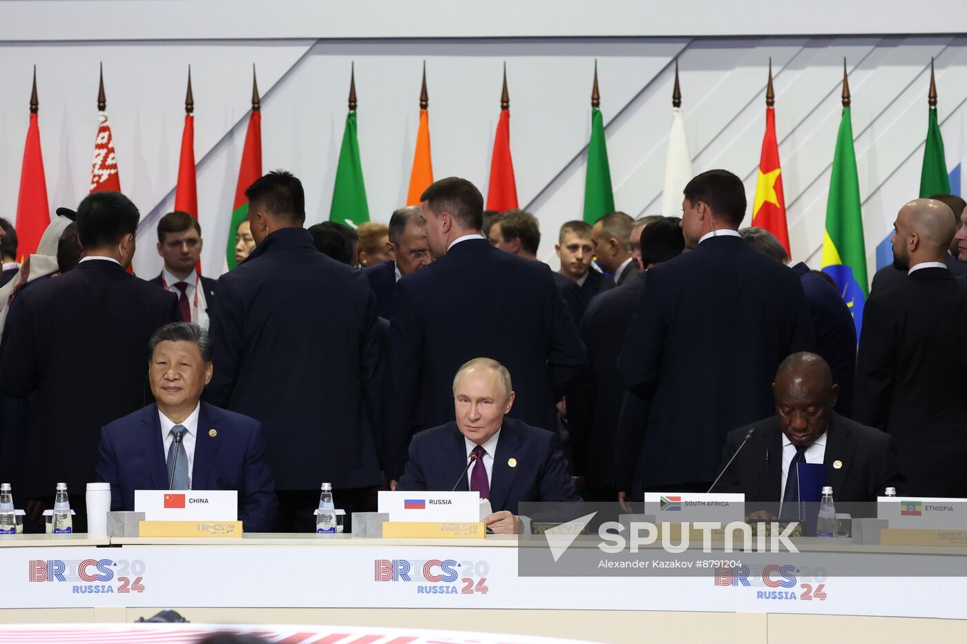 16th BRICS summit. Outreach/BRICS Plus meeting. Plenary session