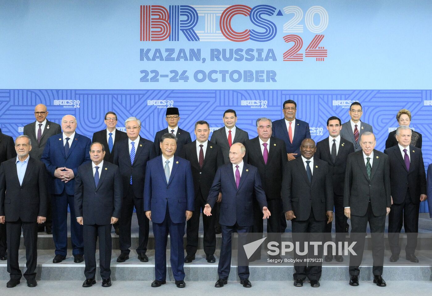 16th BRICS Summit. Joint photo opportunities for BRICS heads of delegation